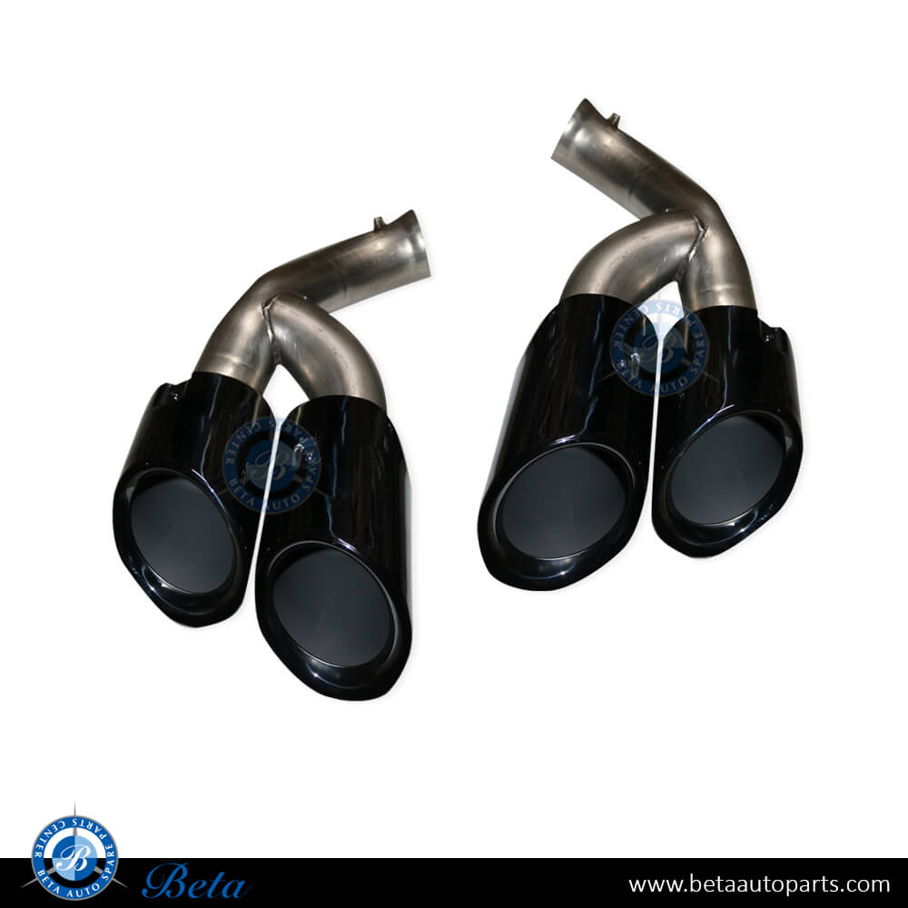 Exhaust Tips Black Color for Porsche Cayenne GTS 2015-2017 models, Part Number 958111251 / 25251 / 61 Exhaust Tips Black Color for Porsche Cayenne GTS 2015-2017 models, Part Number 958111251 / 25251 / 61
